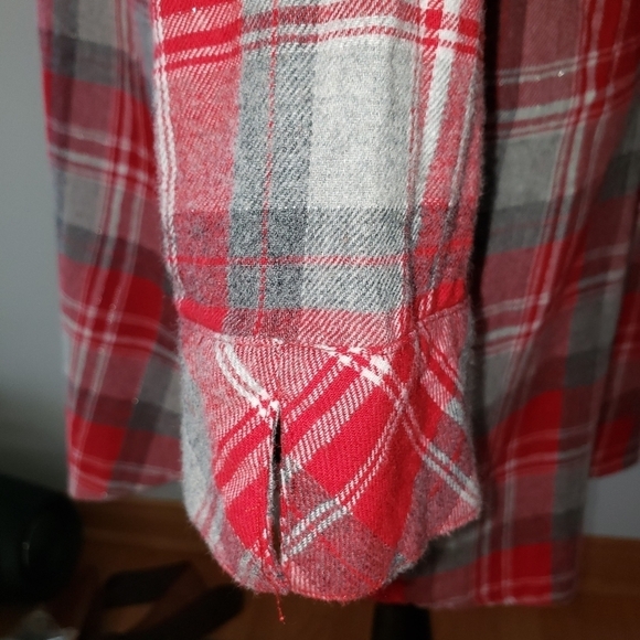 Buffalo David Bitton Button up Plaid Shirt Tunic Size  M - Picture 6 of 13